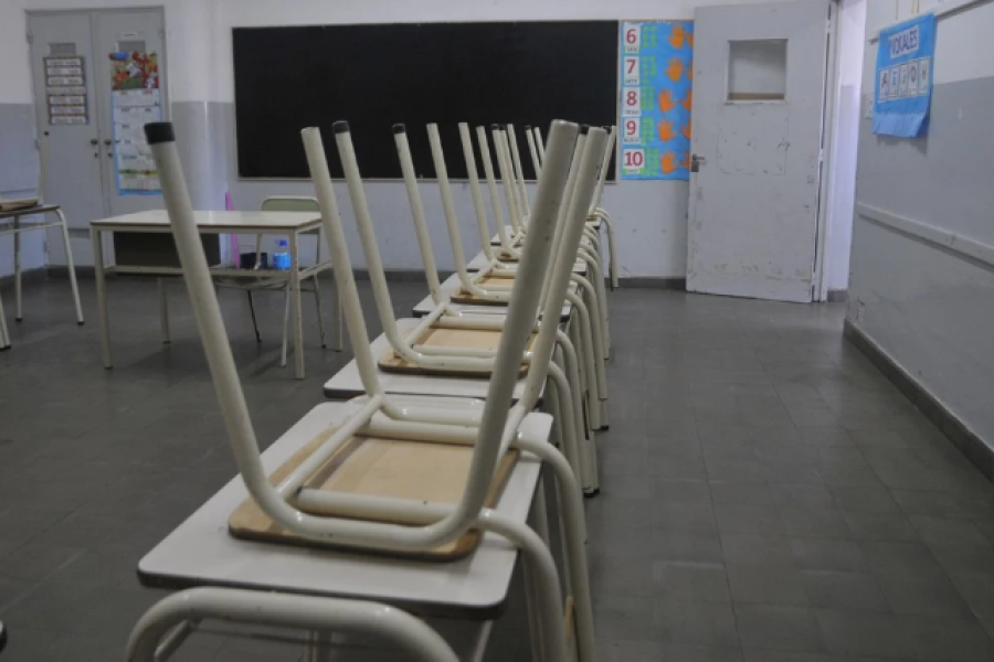 Aula sin clases, el modo de protestar docente