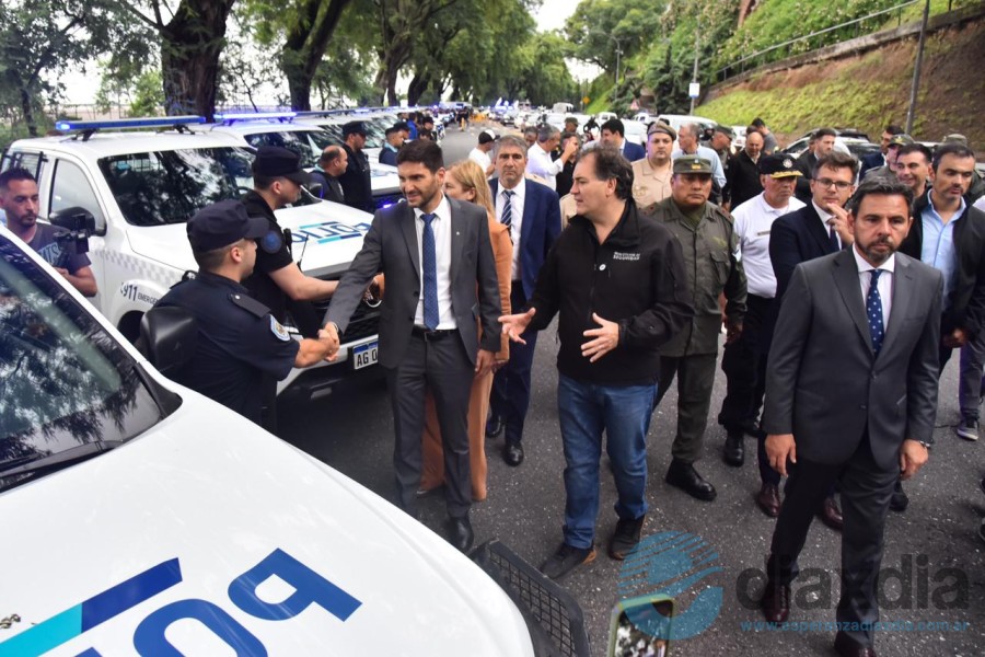 Los patrulleros bonaerenses están en Rosario