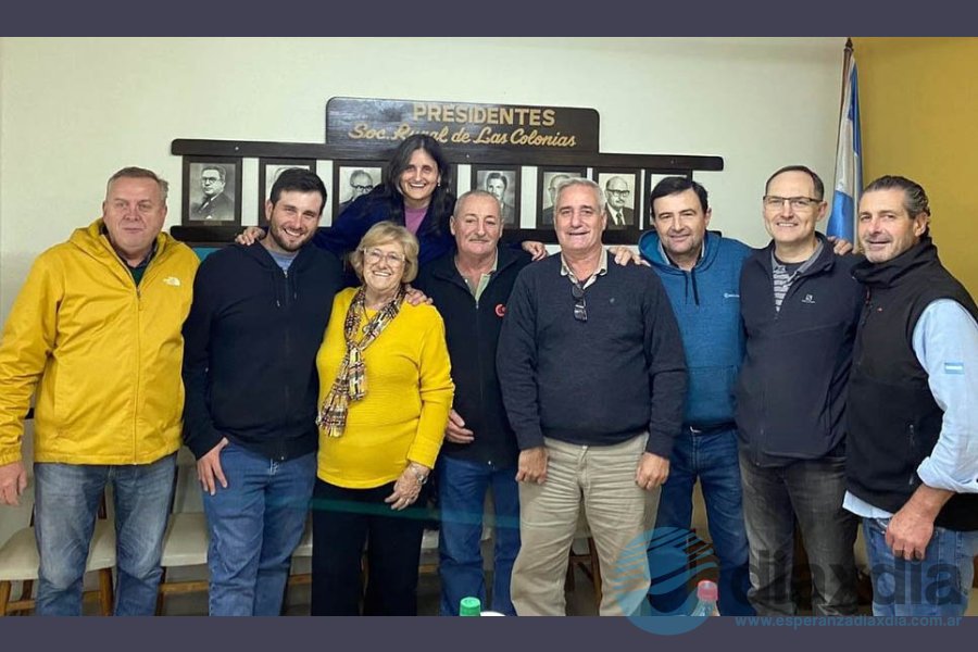 La comisión directiva de la Sociedad Rural