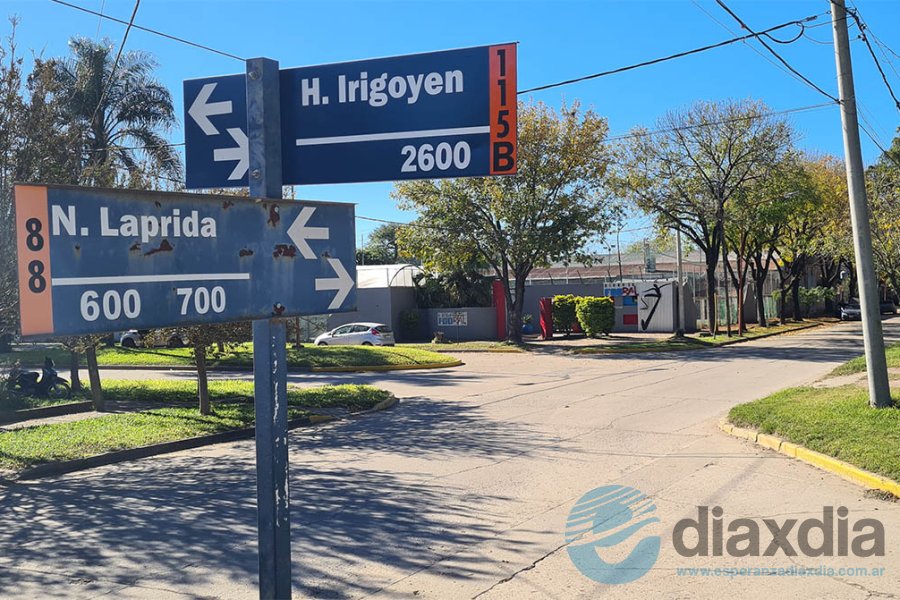 Calle Laprida tendrá un único sentido