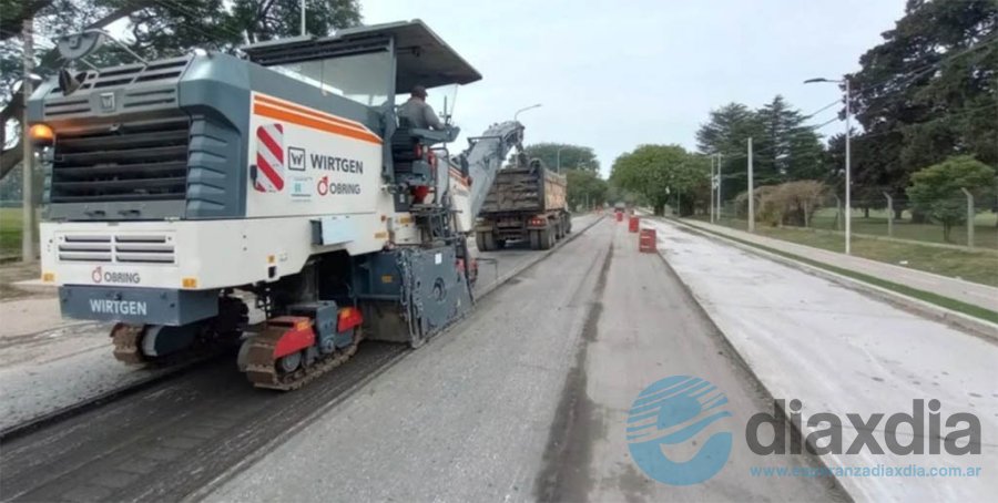 Las obras de repavimentación de la traza urbana en Rafaela - El Litoral