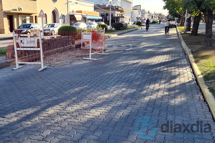 Primer día de trabajo sobre el cerramiento