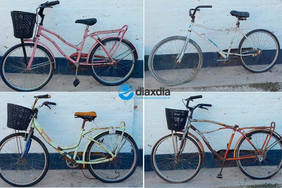 Las bicicletas están en la Subcomisaria 18