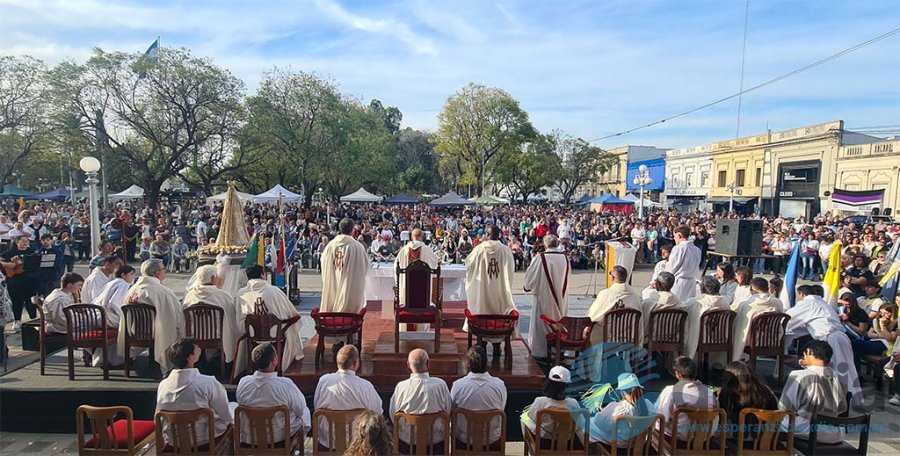El lunes 8 a las 16 será la Procesión y Santa Misa presidida por Monseñor Sergio Fenoy - Foto archivo Edxd