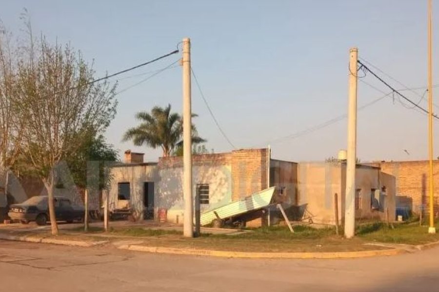 La casa donde se produjo el ataque.