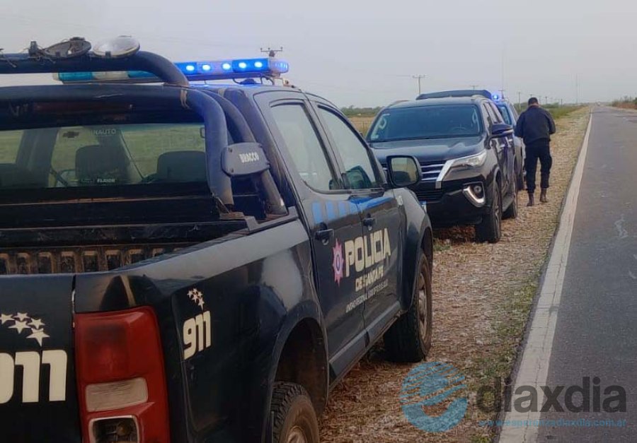 La camioneta recuperada en el norte santafesino - Foto URXI Las Colonias