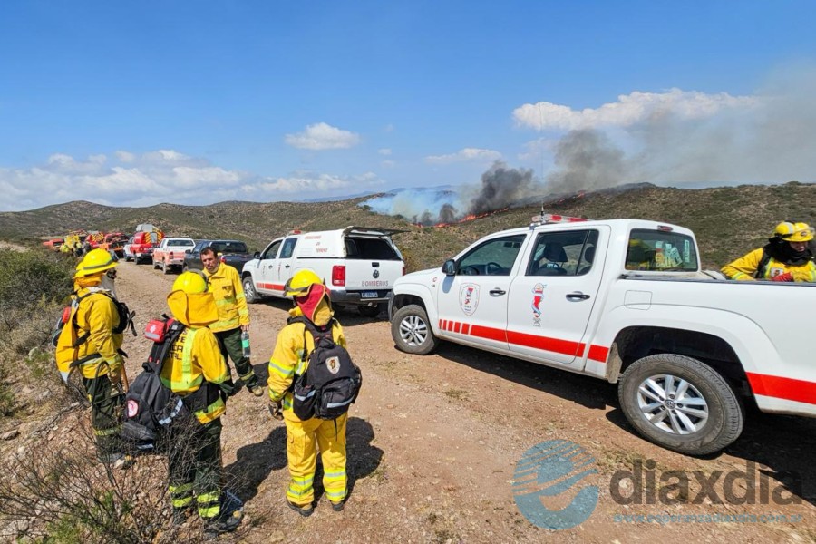 Brigada de bomberos en Córdoba