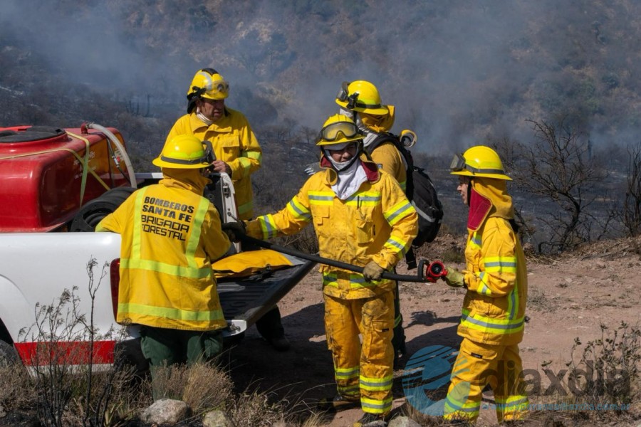 Brigada de bomberos en Córdoba