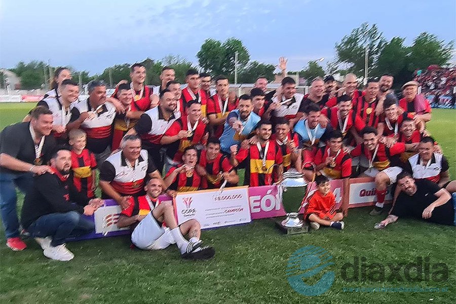 El festejo del nuevo Campeón de Copa Santa Fe