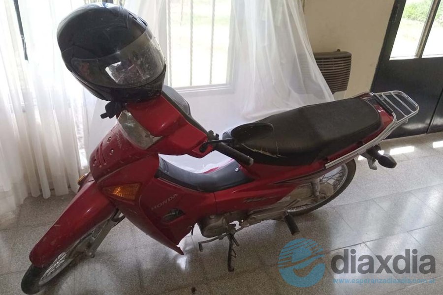 La moto recuperada por la URXI Las Colonias