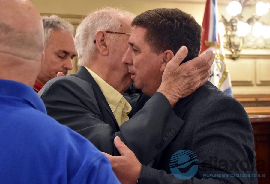 Jorge Simonutti de SICA Metalúrgica y Rubén Pirola