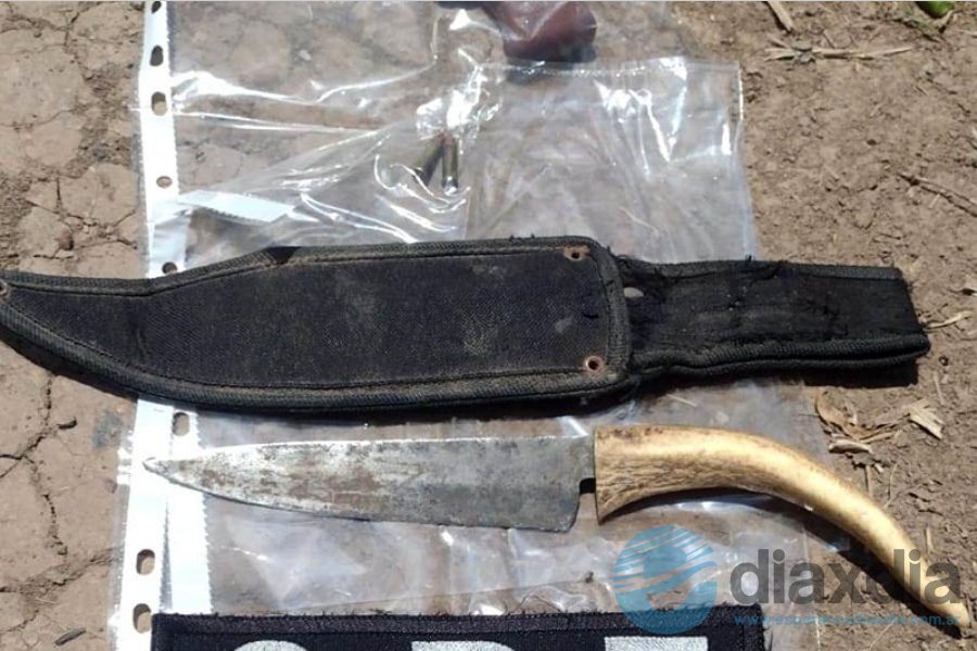 Los elementos secuestrados en Esperanza