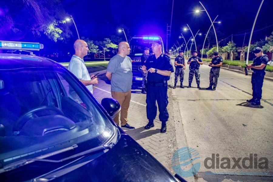 Gioria, Müller y el jefe Villalba Gioria, Müller y el jefe Villalba