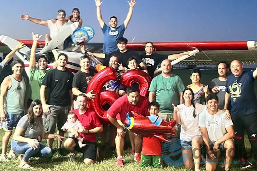 Los festejos al caer la tarde del sábado