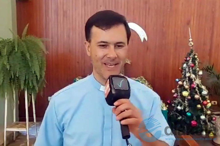 El padre Andrés González hoy en Franck