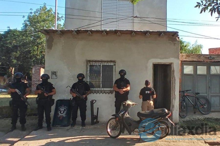 La vivienda del allanamiento