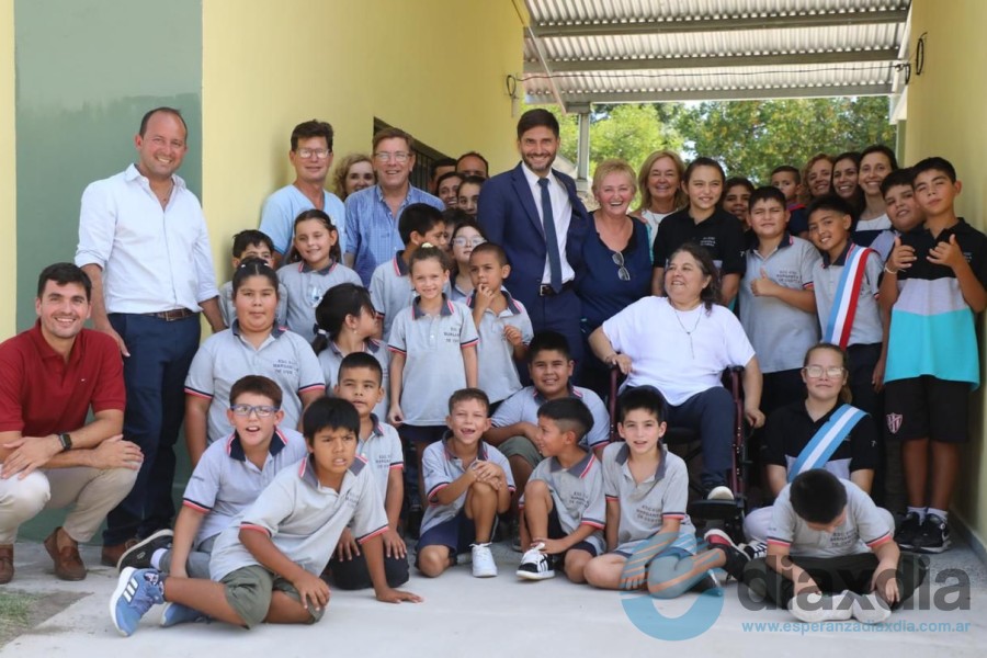 Los participantes del acto inaugural del año