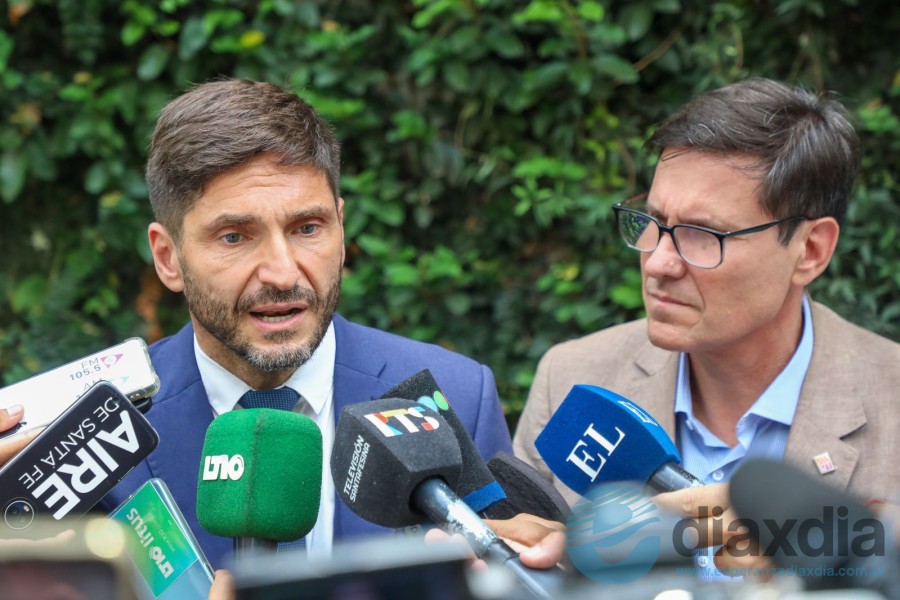 Pullaro y Goity evaluando el paro