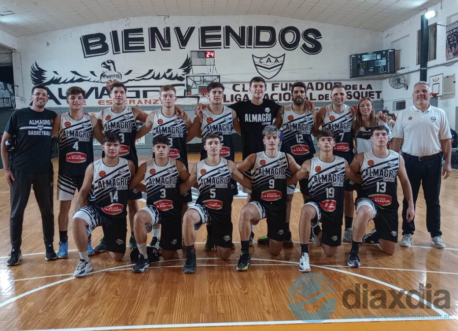 El equipo de Almagro de Esperanza en la Liga Federal - Foto Prensa Almagro