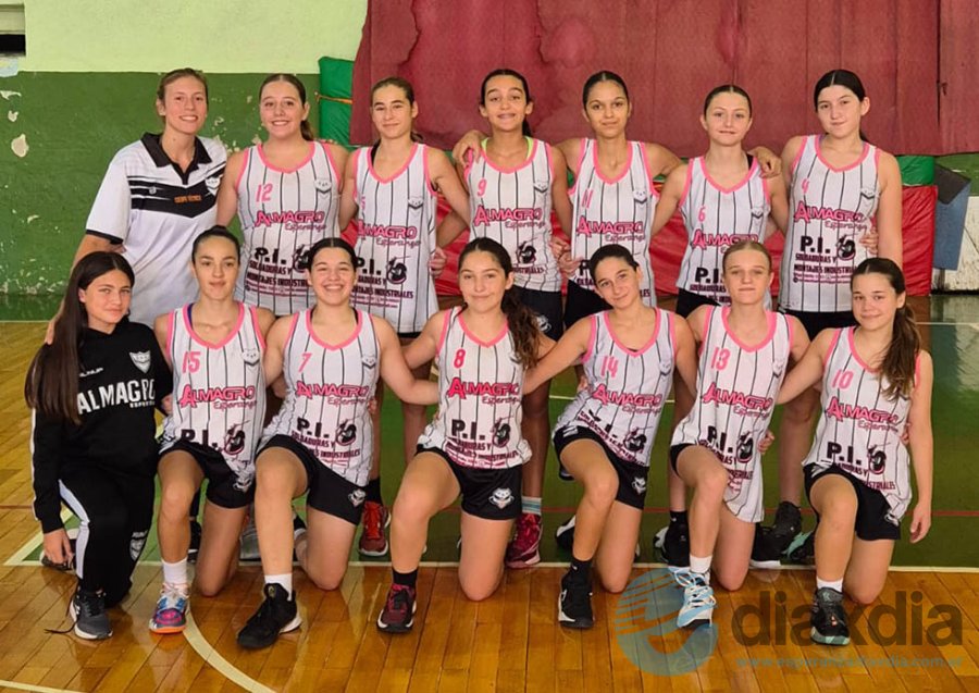 Las chicas del U15 de Almagro en Gálvez - Foto Prensa Almagro