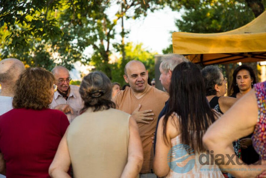 Müller en uno de los encuentros de 