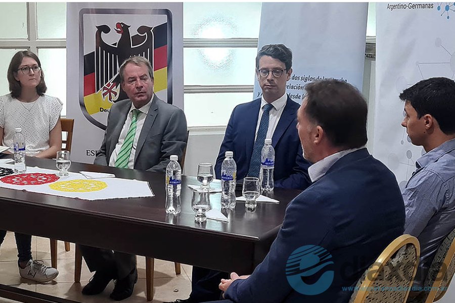 El embajador Dieter Lamlé en Esperanza