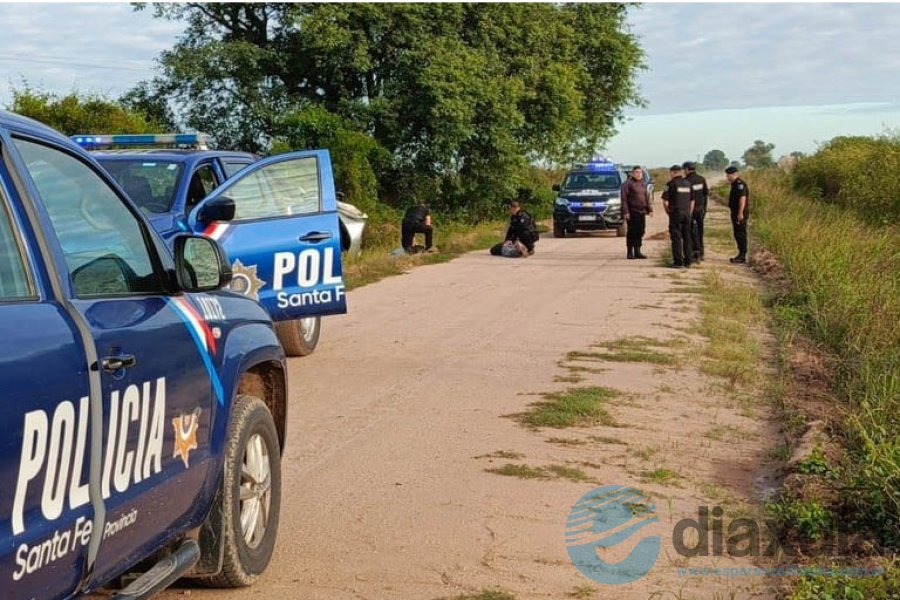 Momento de la detención de los dos ladrones