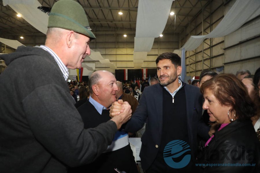 El gobernador participó del acto de apertura en la noche del sábado - Foto Gobierno Santa Fe