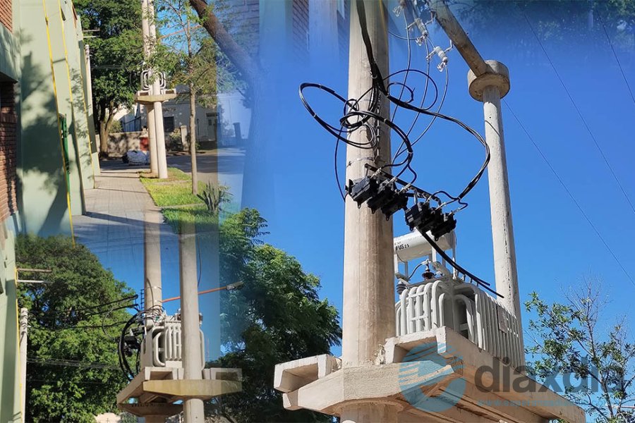 El nuevo transformador instalado