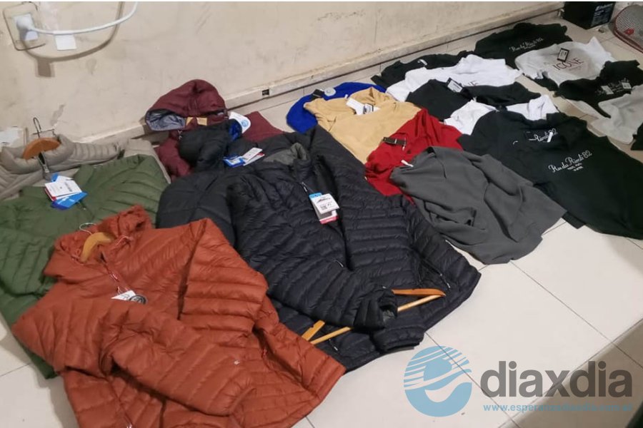Las vestimentas robadas en comercio de la ciudad