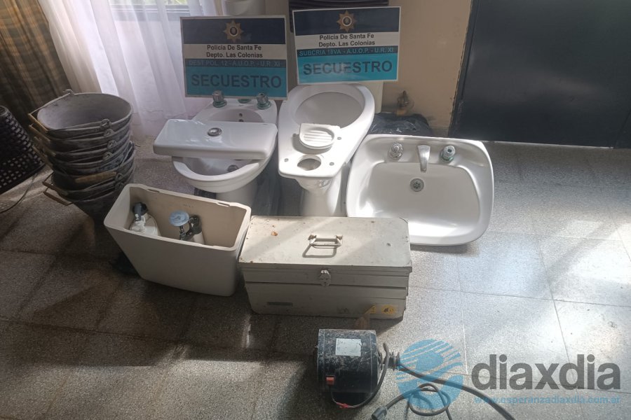 Los elementos recuperados desde la URXI