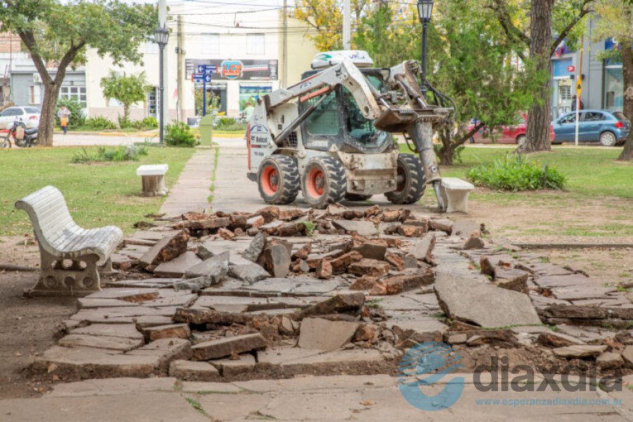 Las veredas serán renovadas