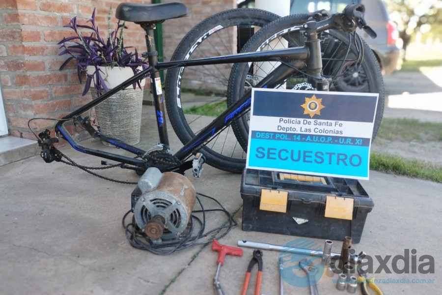 Los elementos recuperados por la policía