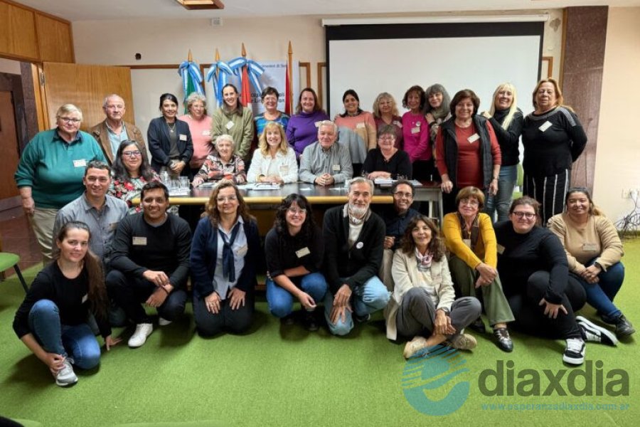 Los participantes de la reunión