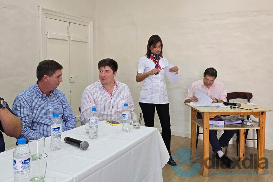 Pirola en la licitación de la nueva obra