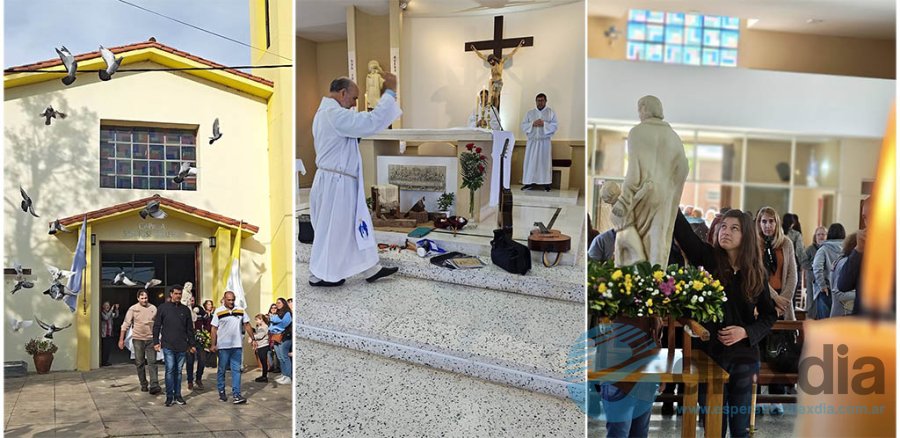 Fotomontaje EDXD con imágenes de RRSS Capilla San José Obrero