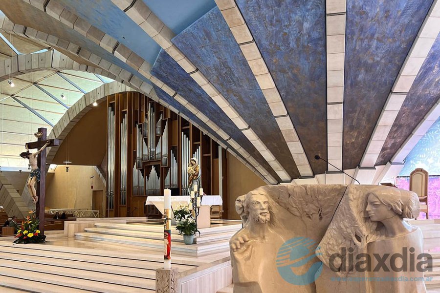 La nueva iglesia contruída allí