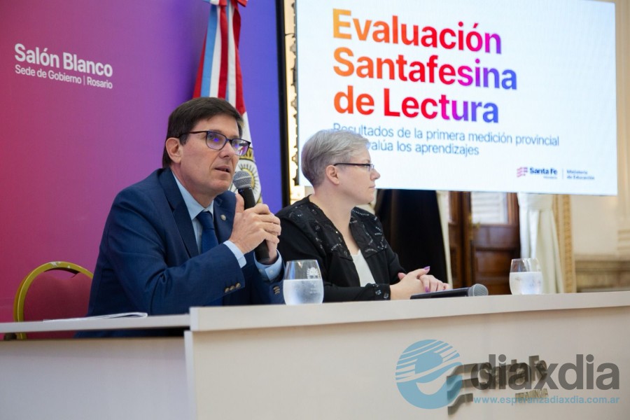 El ministro Goity en la presentación