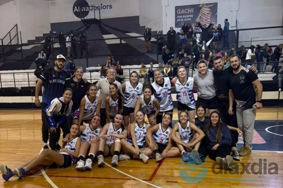 El festejo de las chicas de Alma Juniors
