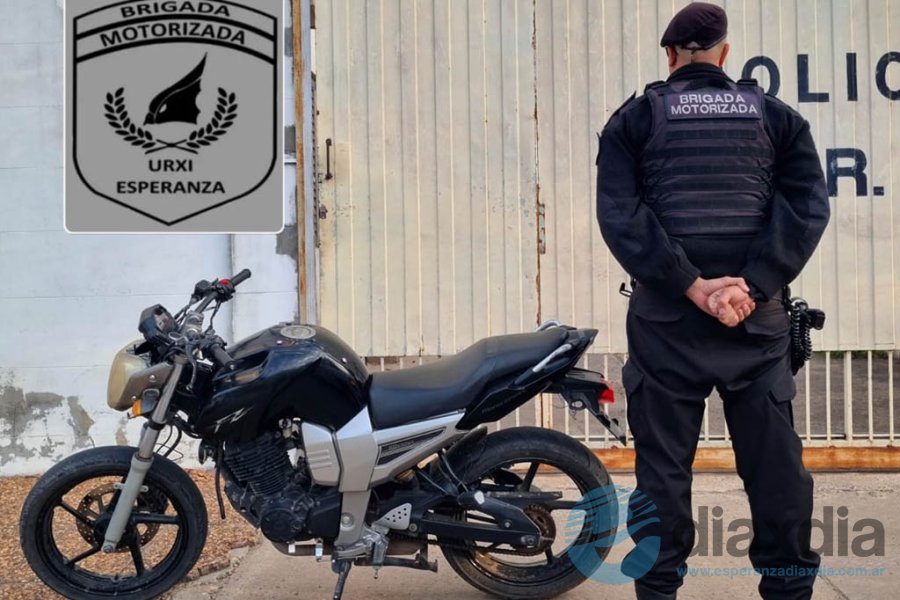 La moto había sido robada en Santa Fe