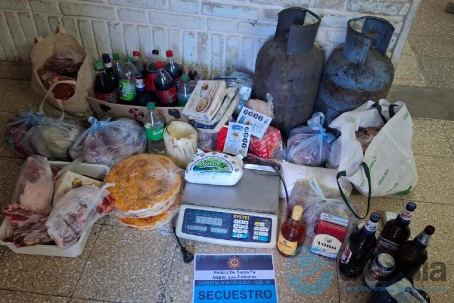 Los elementos recuperados por la policía