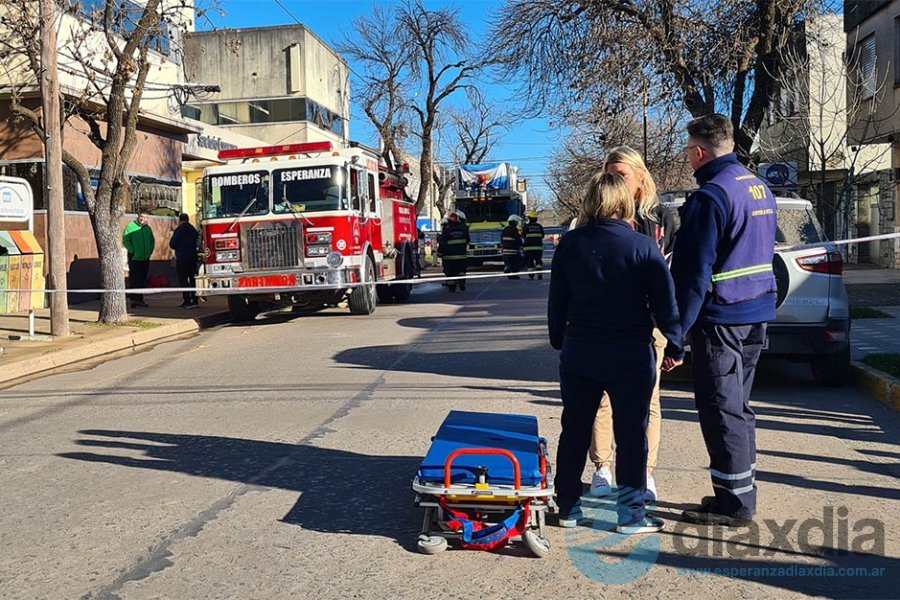 Imagen archivo simulacro en el sanatorio
