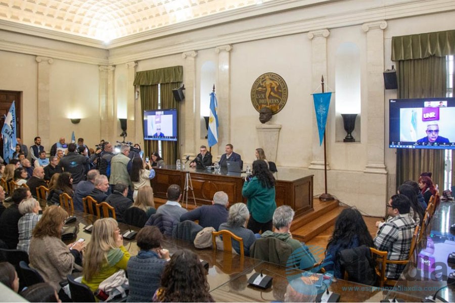 Los rectores participaron de la presentación