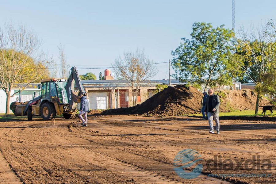 La obra comenzó este lunes
