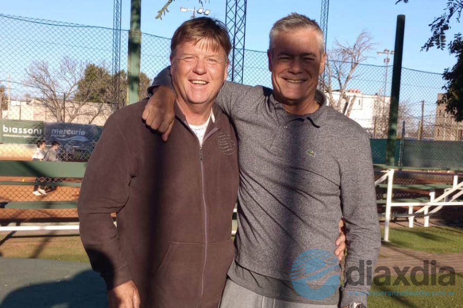 Plantón y Degano en el Lawn Tennis Club