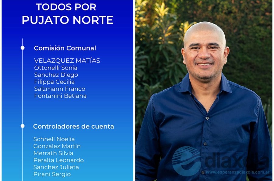 Los nombres que acompañan a Velázquez para Pujato Norte