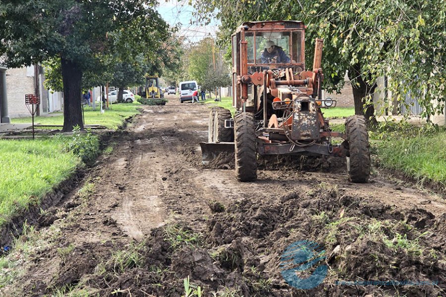 Trabajos en diferentes barrios de la ciudad