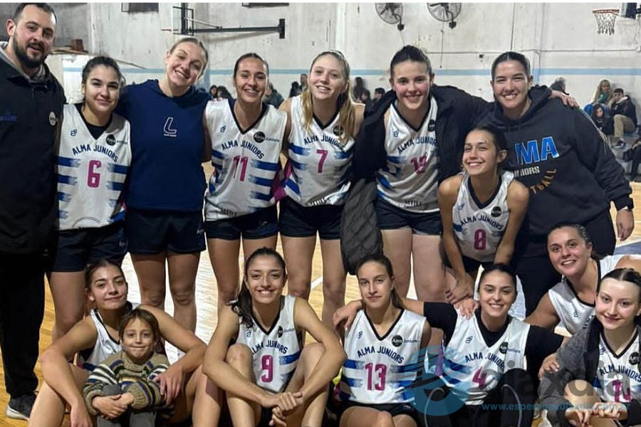 Las chicas U21 de Alma festejaron el triunfo