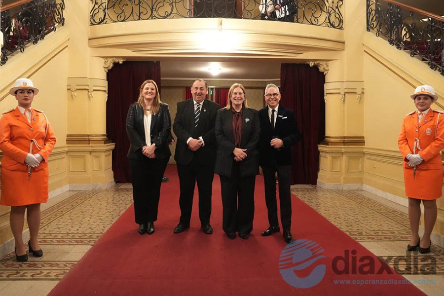 Las autoridades antes del Concierto de Gala