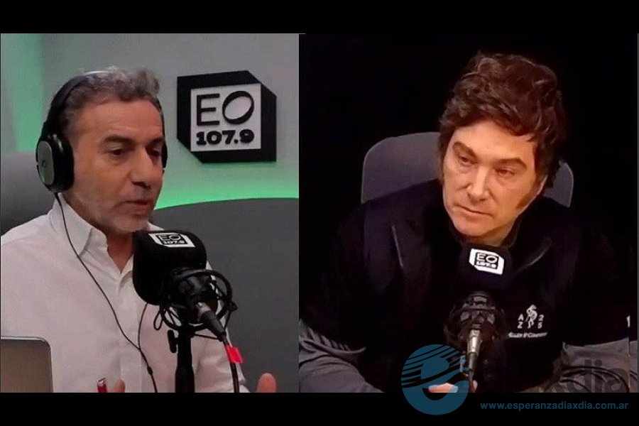 Majul y Milei esta mañana